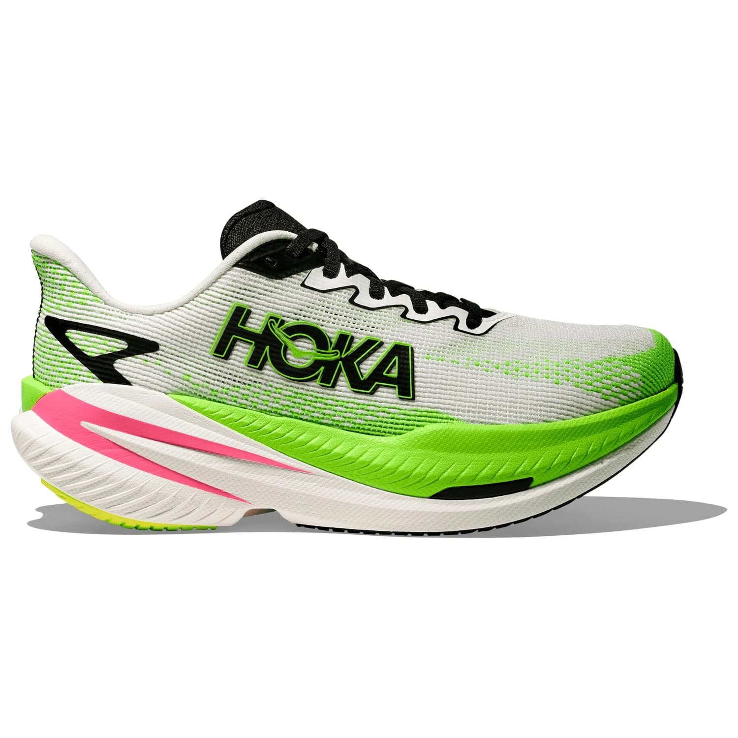 Дамски маратонки Hoka Women's Mach X 3 Running shoes - White / Neon Lime