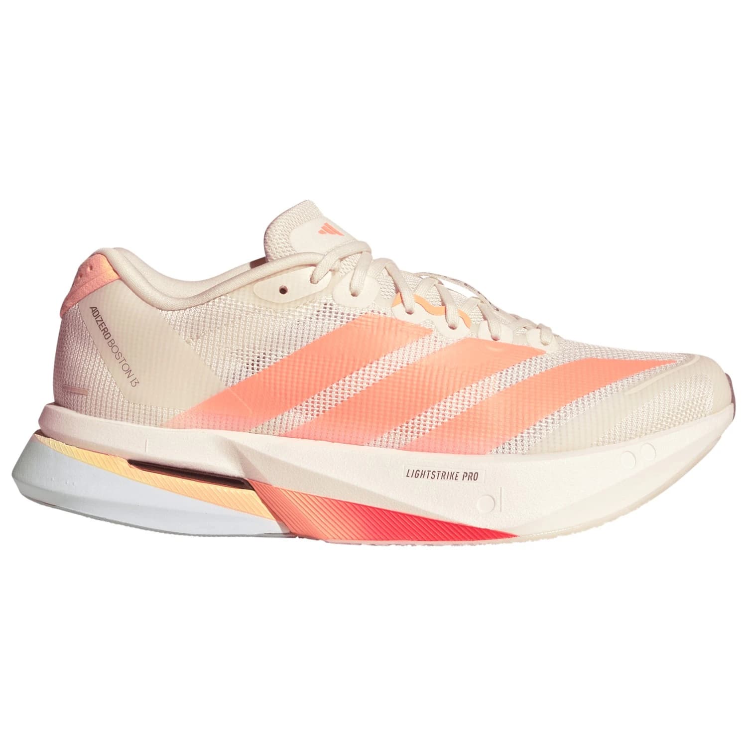 Дамски маратонки adidas Women's Adizero Boston 13 Running shoes - Off White / Beam Orange / Acid Orange