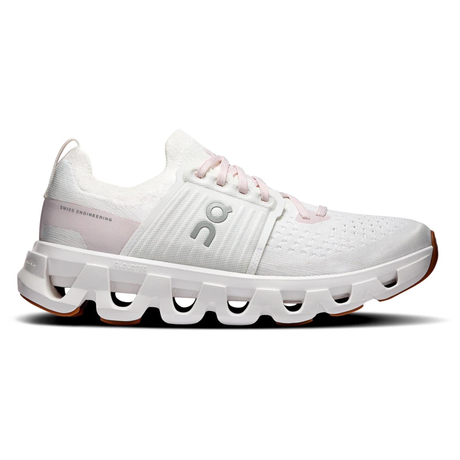 Дамски маратонки On Women's Cloudswift 4 Running shoes - White / Lily