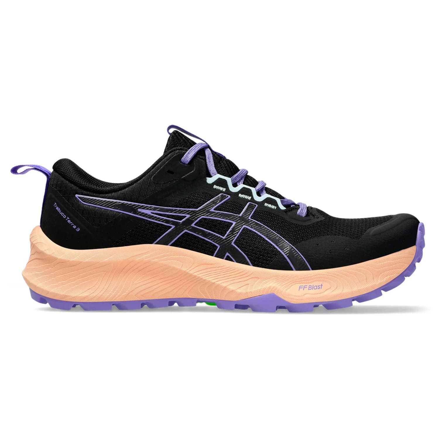 Дамски маратонки Asics Women's Trabuco Terra 3 Trail running shoes - Black / Amethyst