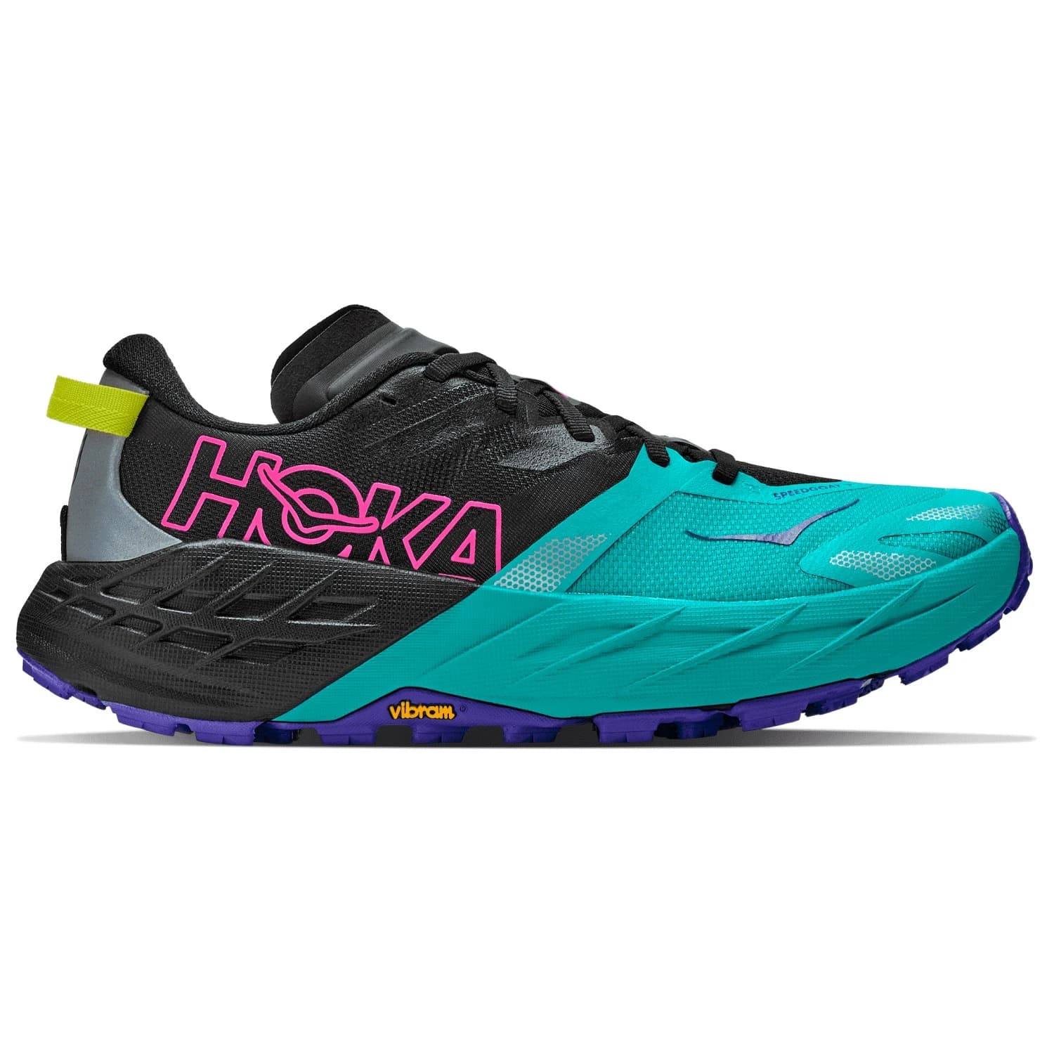 Дамски маратонки HOKA Women's Speedgoat 7 Trail running shoes - Black / Electric Aqua