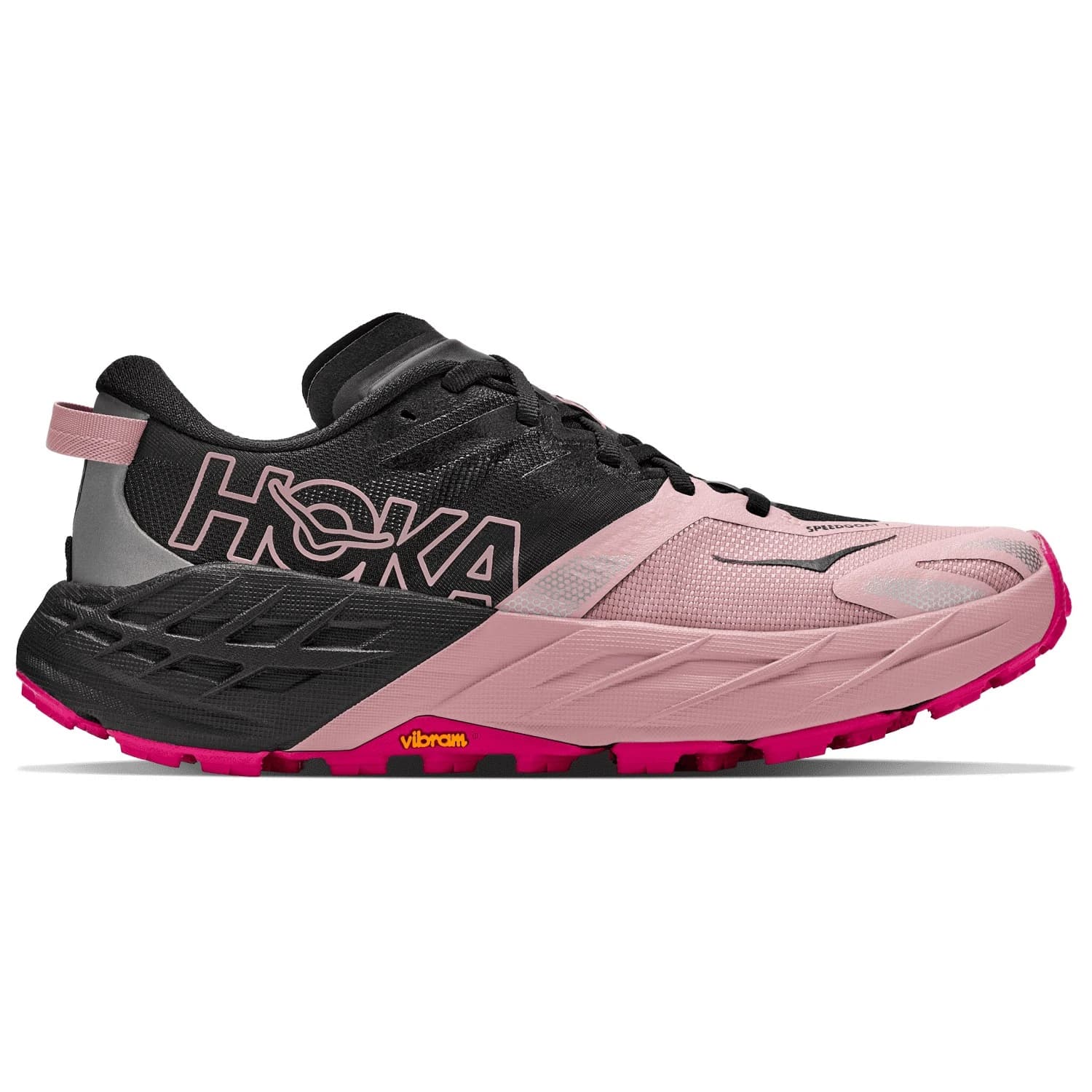 Дамски маратонки HOKA Women's Speedgoat 7 Trail running shoes - Black / Pink Opal
