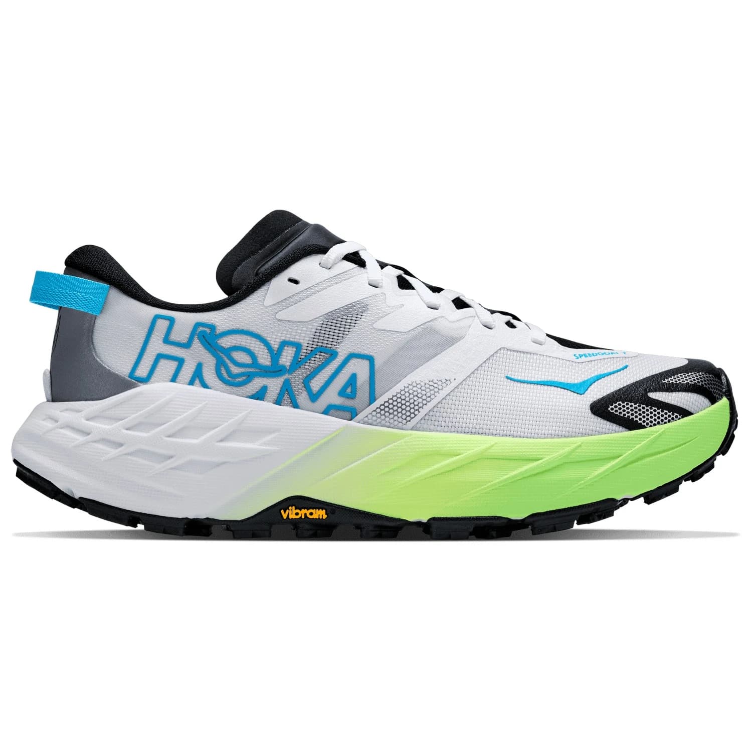 Дамски маратонки HOKA Women's Speedgoat 7 Trail running shoes - Frost / Neon Yuzu