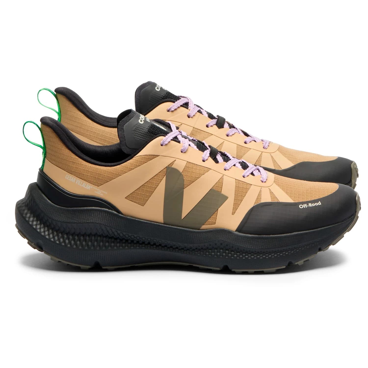 Дамски обувки за бягане Veja Women's Condor 3 Off-Road Villalba Rip Running shoes - Dune Kaki