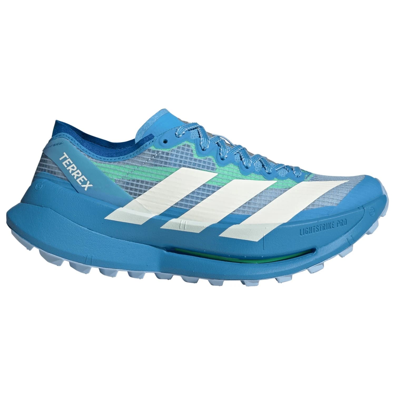 Дамски маратонки adidas Terrex Women's Agravic Speed Ultra 2 Trail running shoes - Blue Burst / Off White / Lime Burst