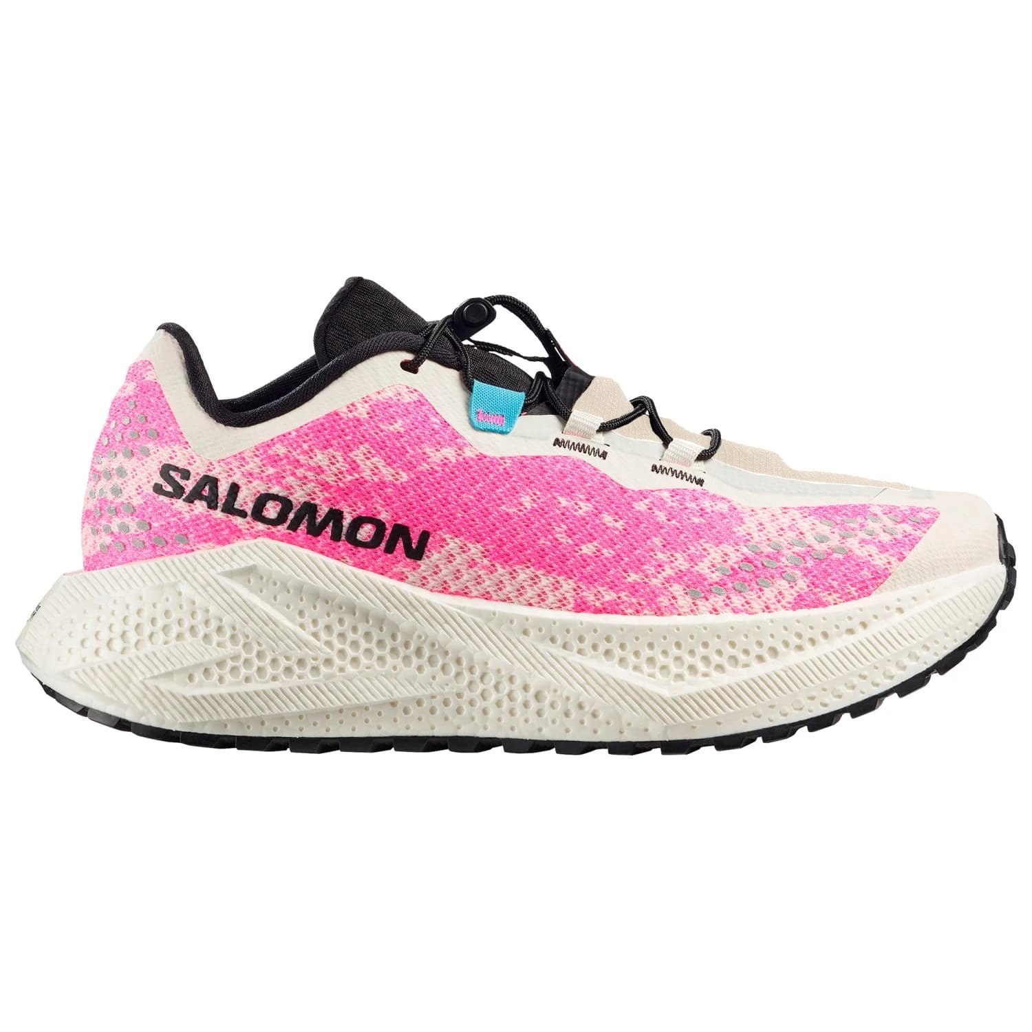 Дамски маратонки Salomon Women's Aero Glide 4 GRVL Running shoes - Vanilla Ice / Knockout Pink / Black