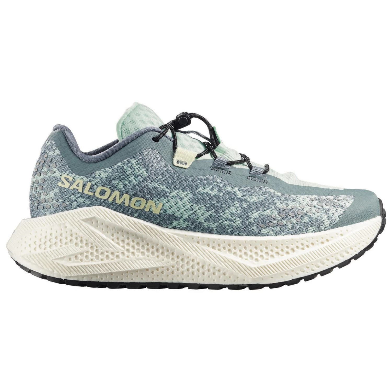 Дамски маратонки Salomon Women's Aero Glide 4 GRVL Running shoes - Stormy Weather / Lichen / Vanilla Ice