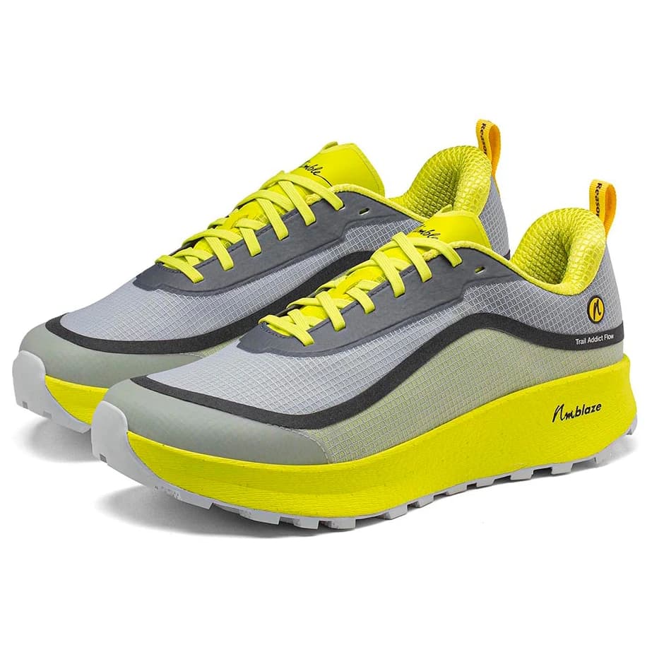 Дамски маратонки Joe Nimble Women's Trail Addict Flow Trail running shoes - Yellow / Grey
