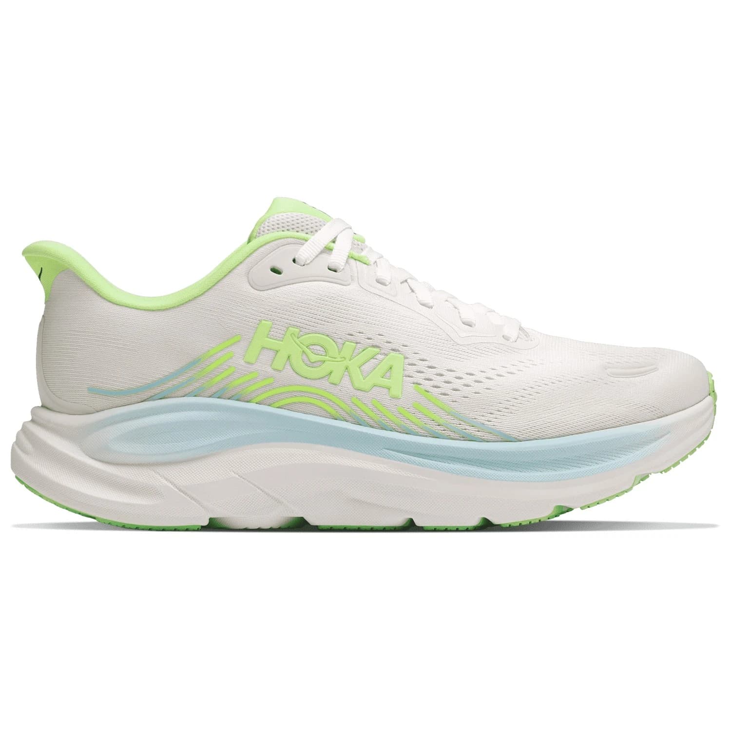 Дамски маратонки HOKA Women's Clifton 11 Running shoes - Frost / Neon Yuzu