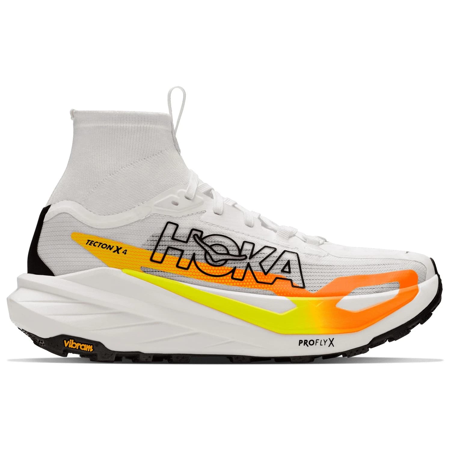 Маратонки HOKA Women's Tecton X 4 Trail running shoes - Frost / Neon Tangerine