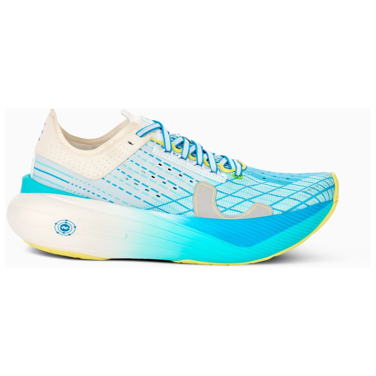 Дамски маратонки True Motion Women's U-TECH Solo 2 Running shoes - White / Oyster Mushroom / Malibu Blue