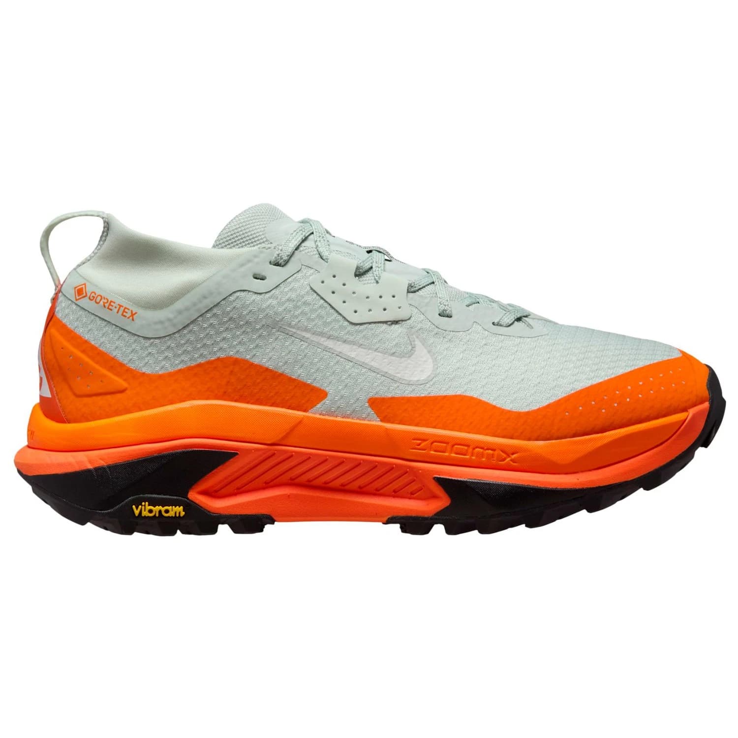 Маратонки Nike Women's ACG Zegama Trail GTX Trail running shoes - Light Silver / Summit White / Safety Orange