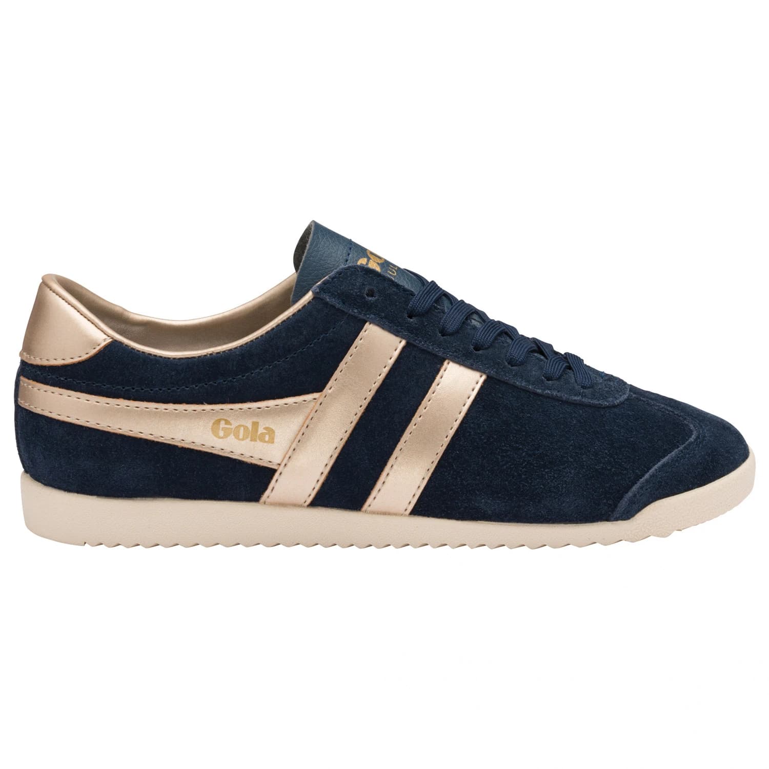 Дамски маратонки Gola Women's Gola Bullet Pearl Sneakers - Navy / Gold