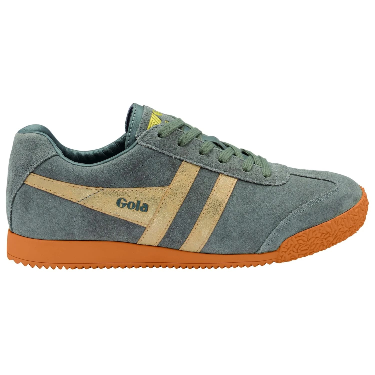 Дамски маратонки Gola Women's Harrier Mirror Sneakers - Ash / Gold / Gum