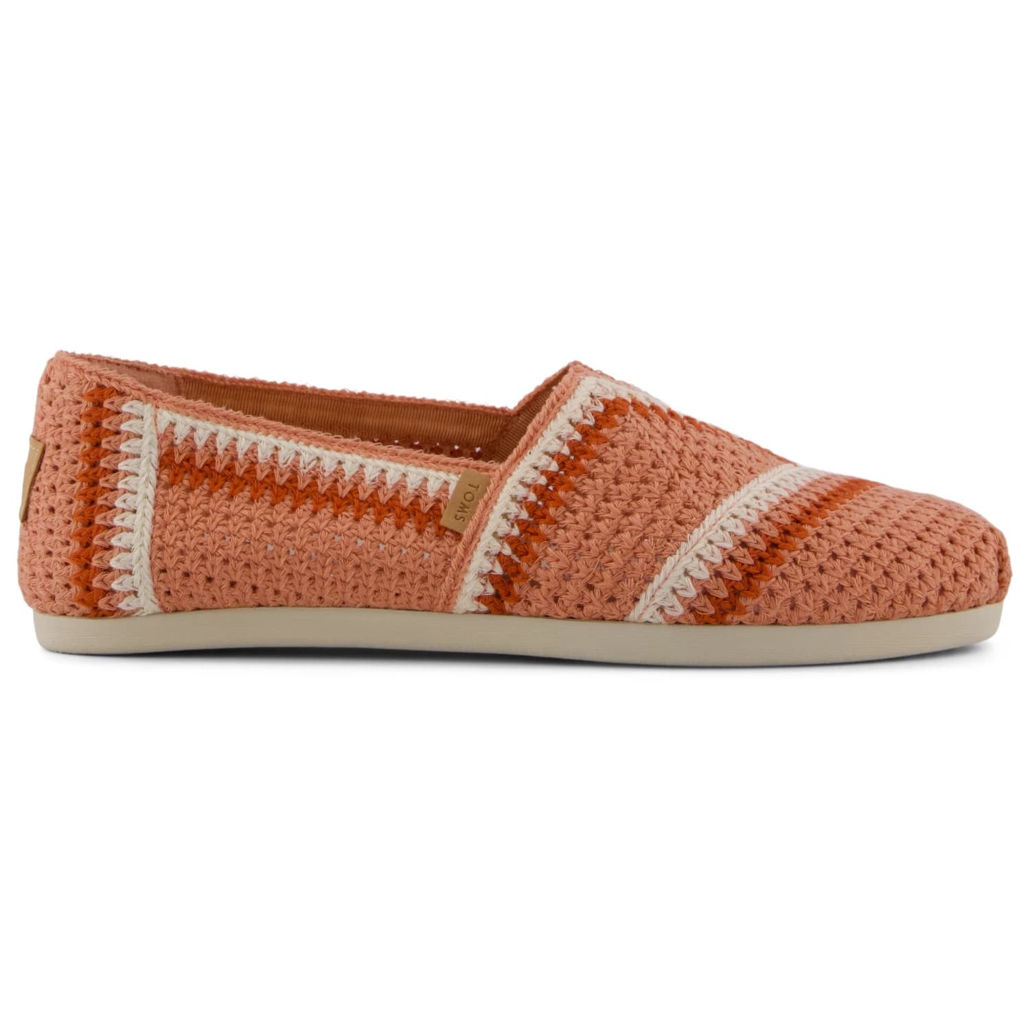 Дамски маратонки TOMS Women's Alpargata Espadrilles Sneakers - Medium Pink Croched