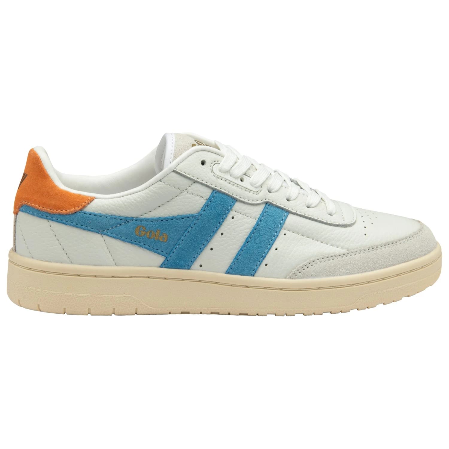 Дамски маратонки Gola Women's Falcon Sneakers - White / Lake / Apricot
