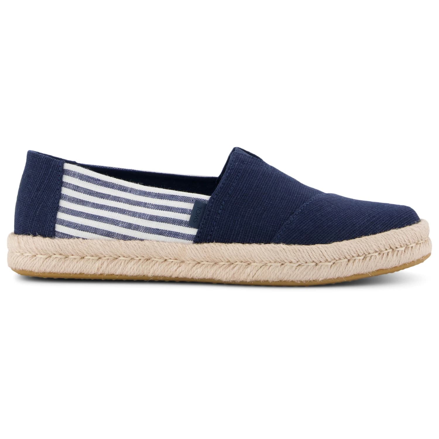 Дамски маратонки TOMS Women's Alpargata Rope 2.0 Sneakers - Navy Nautical Stripe
