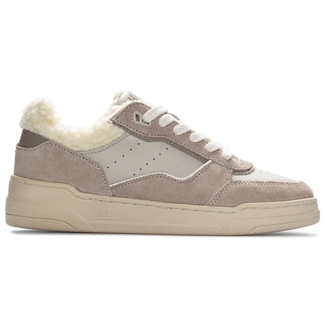Дамски маратонки Hub Women's Match Sneakers - Light Bone / Bone / Almond Brown / Light Beige