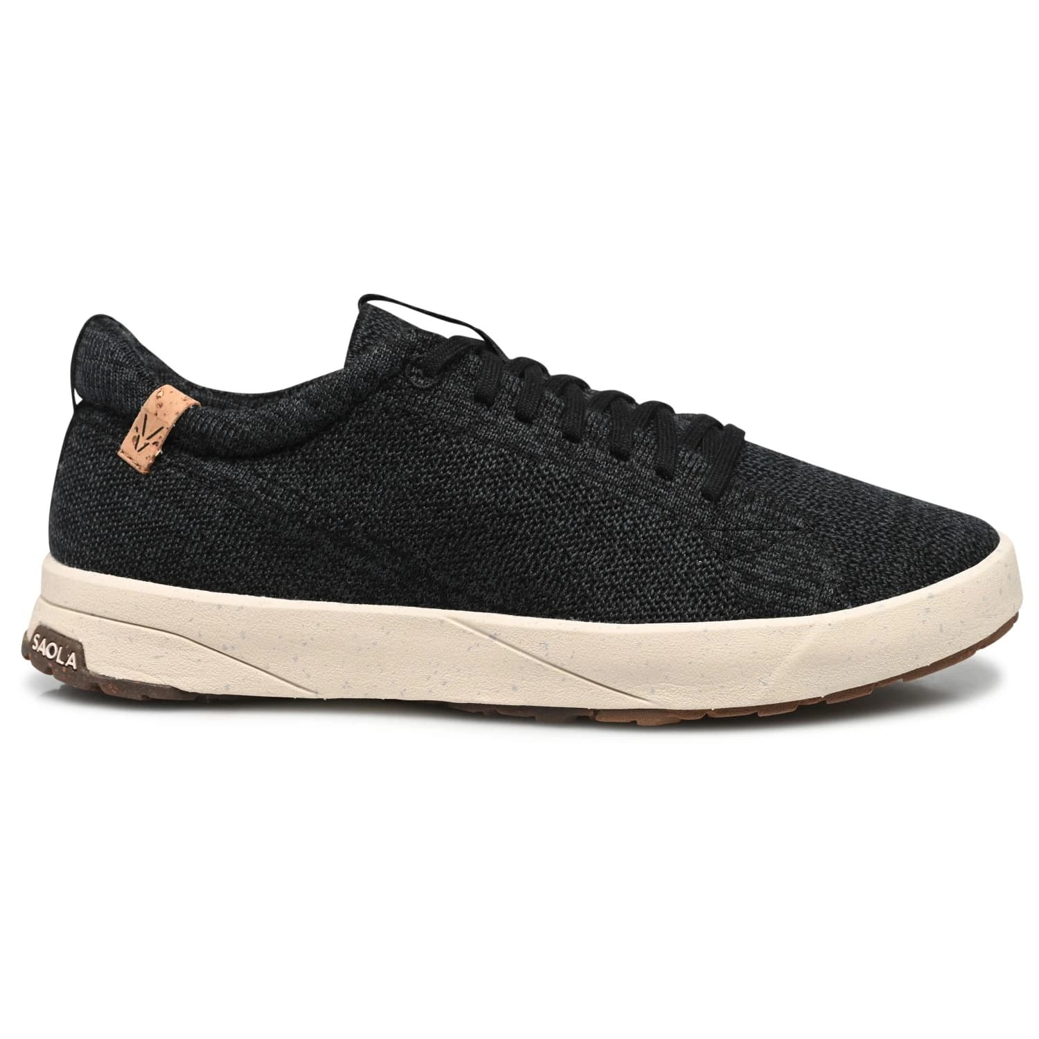 Дамски маратонки Saola Women's Cannon Knit 2.0 Wool Sneakers - Black Steel Grey