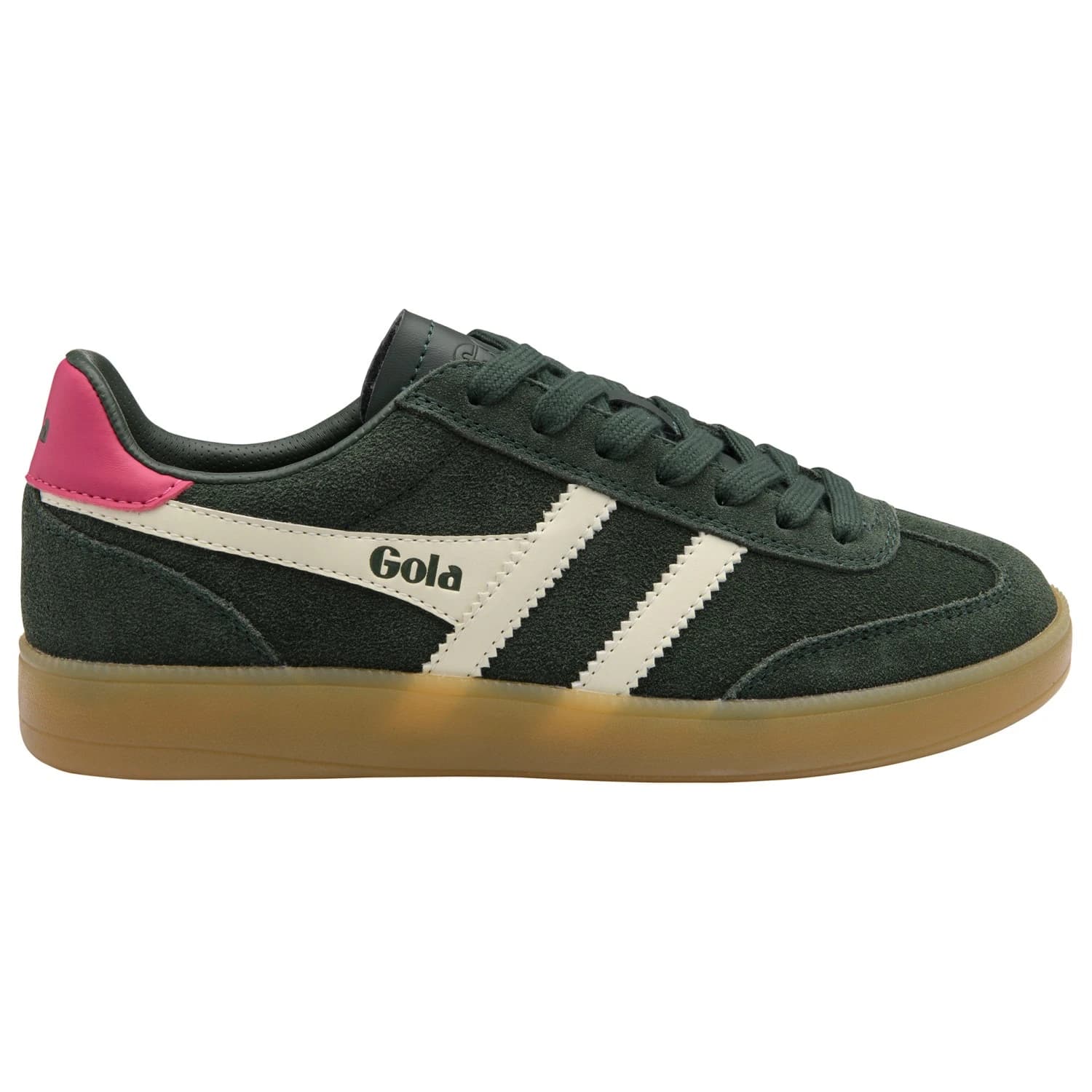 Дамски маратонки Gola Women's Viper Sneakers - Dark Khaki / Off White / Fuchsia / Gum