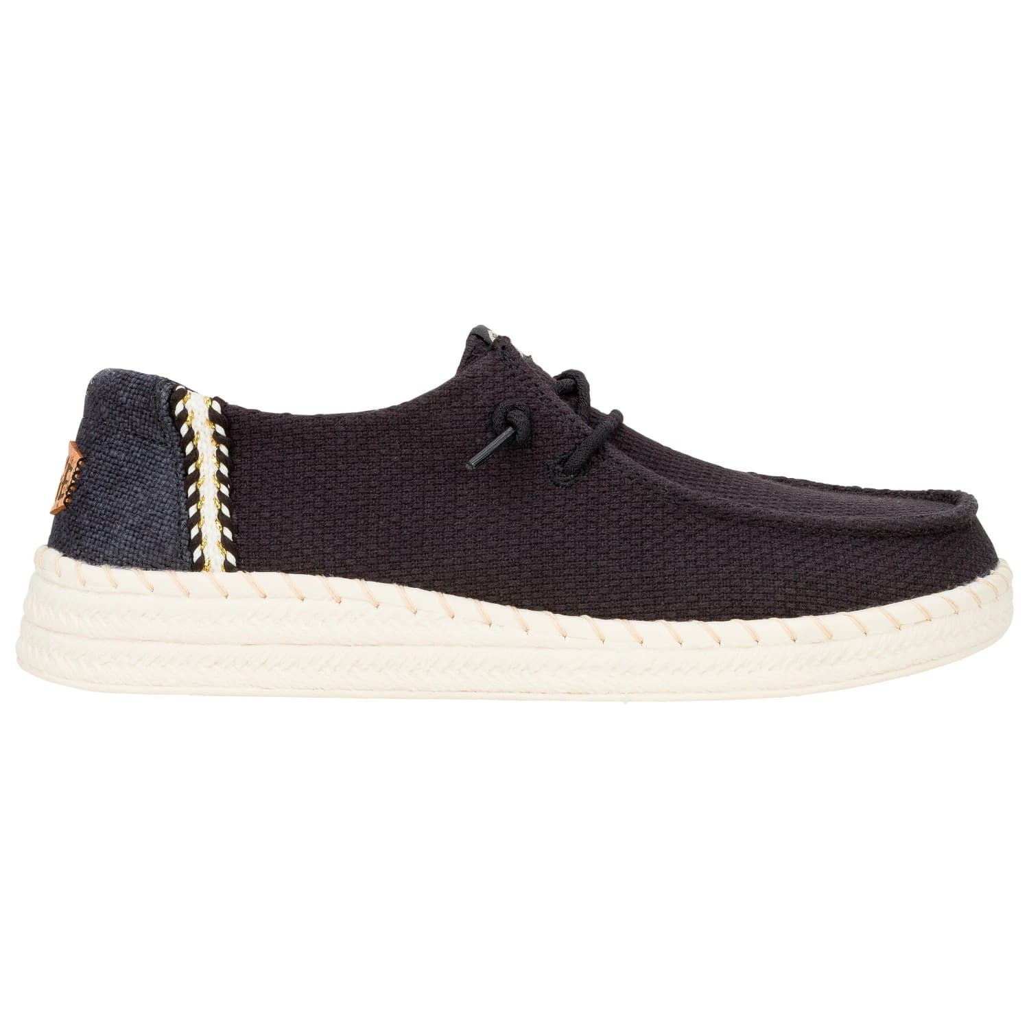 Дамски маратонки HeyDude Women's Wendy Espadrille Woven Sneakers - Black