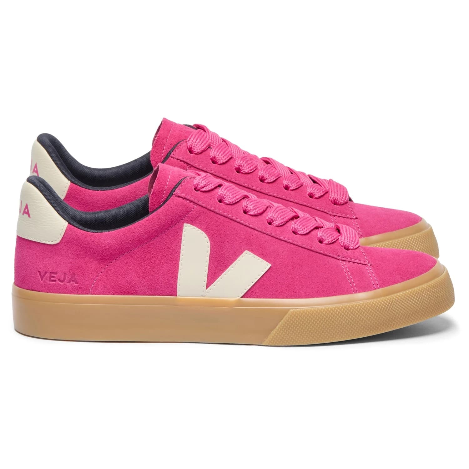 Дамски маратонки Veja Women's Campo Sneakers - Pink / Pierre / Natural