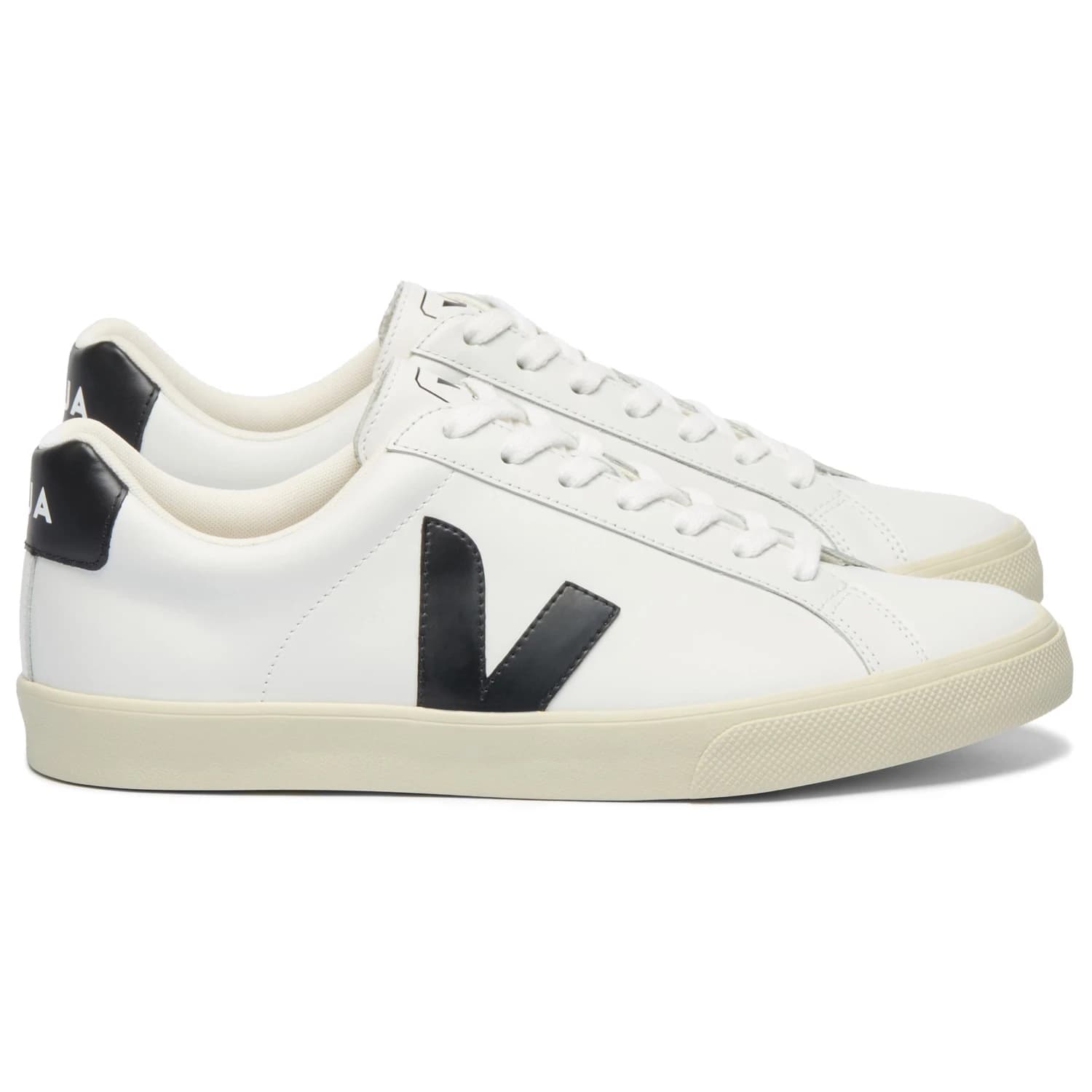 Дамски маратонки Veja Women's Esplar Sneakers - Extra White / Black