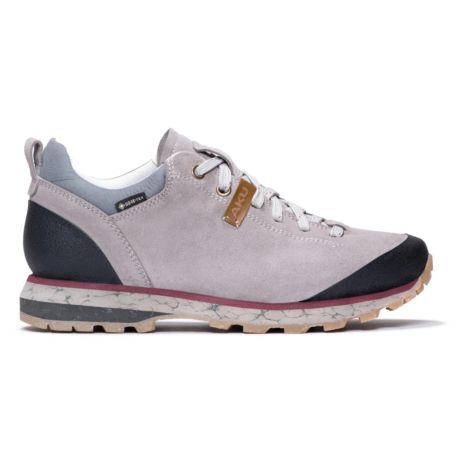 Дамски маратонки AKU Women's Bellamont 4 Suede GTX Casual shoes - Grey / Bordeaux