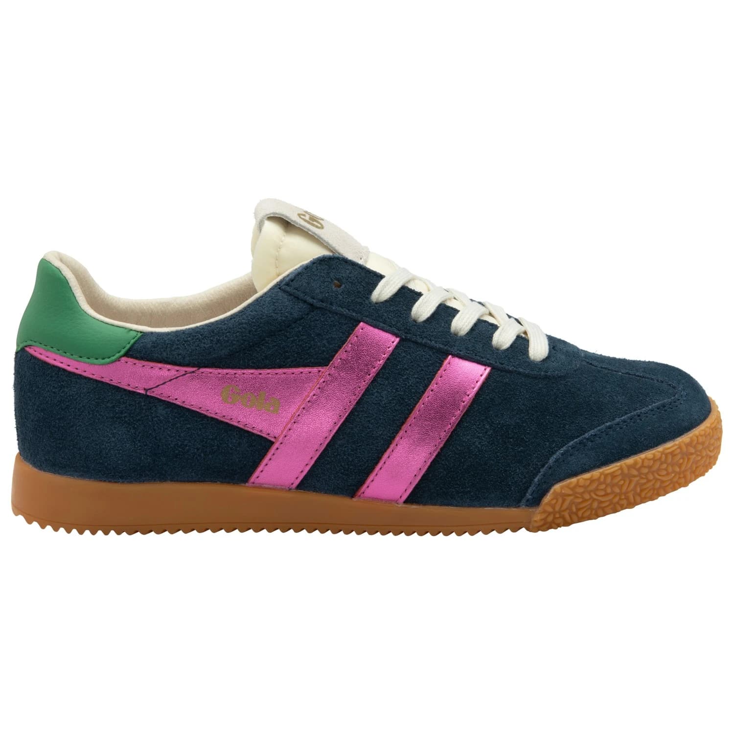 Дамски маратонки Gola Women's Elan Glitz Sneakers - Navy / Fuchsia / Emerald