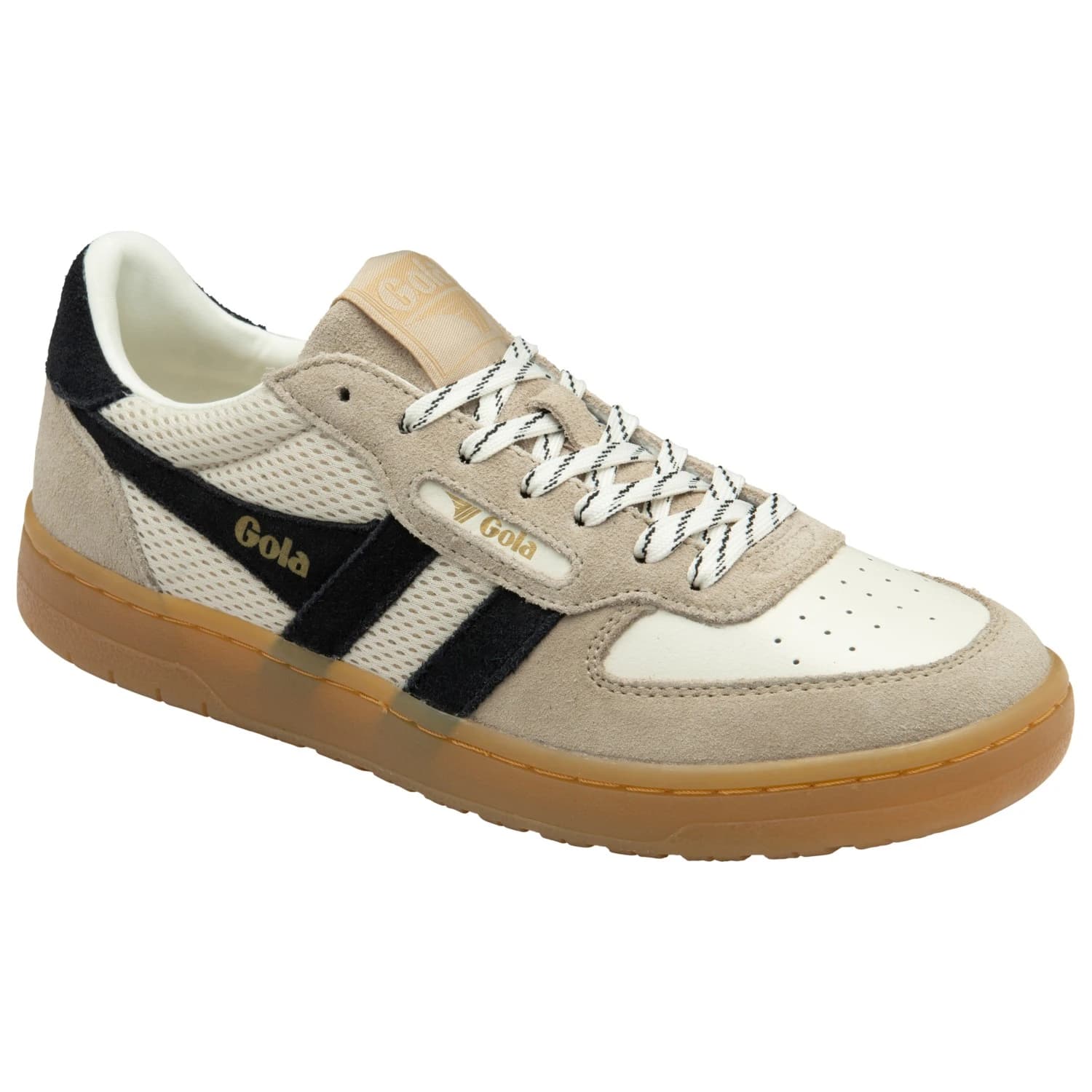 Дамски маратонки Gola Women's Hawk '83 Sneakers - Off White / Bone / Black / Gum
