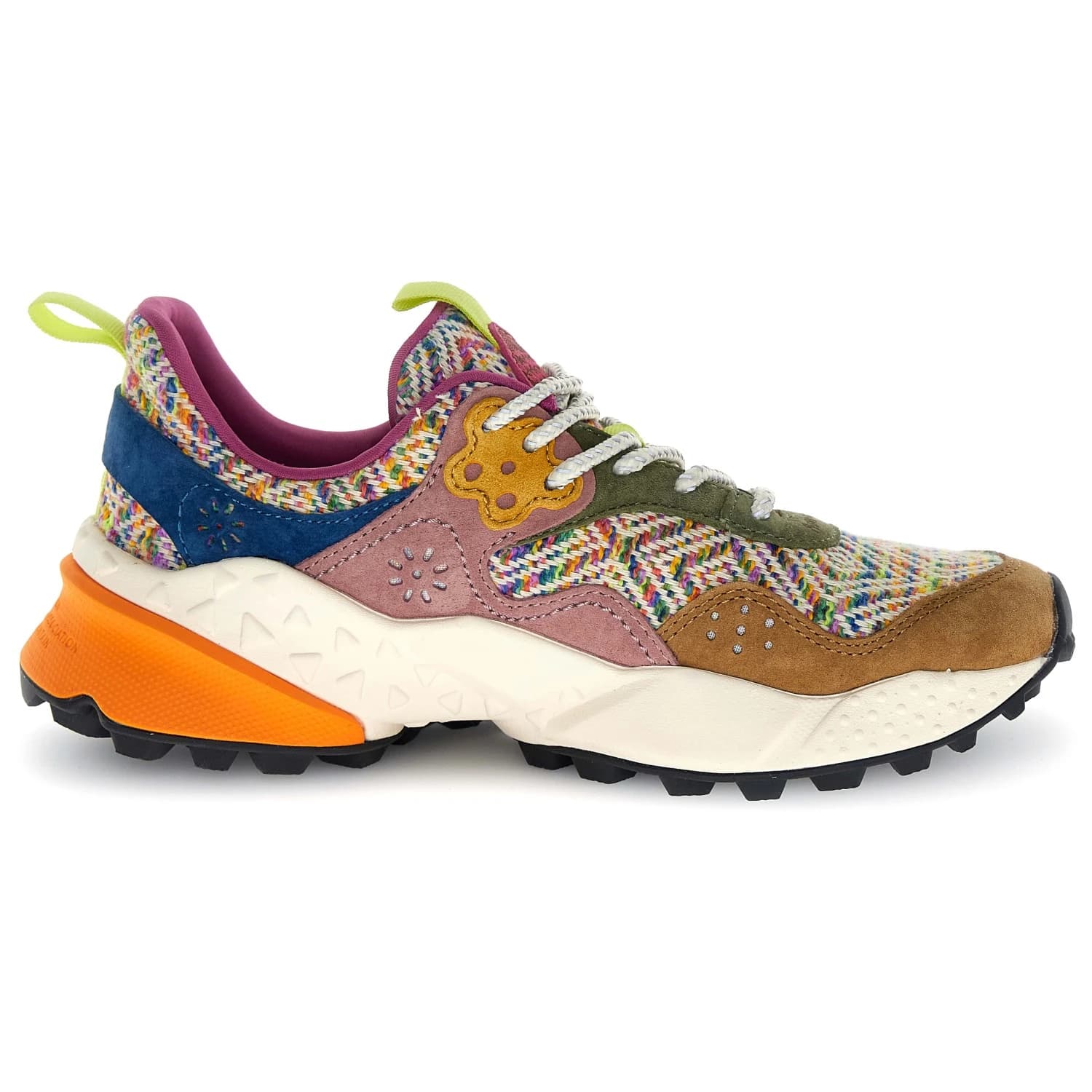 Дамски маратонки Flower Mountain Women's Kotetsu Sneakers - Knitted Jacquard Light Brown / Cipria