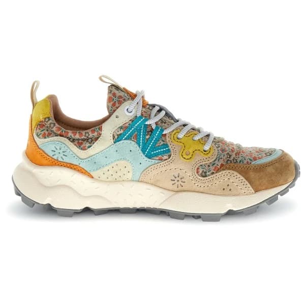 Дамски маратонки Flower Mountain Women's Yamano 3 Sneakers - Leo Chestnut / Light Blue / Orange