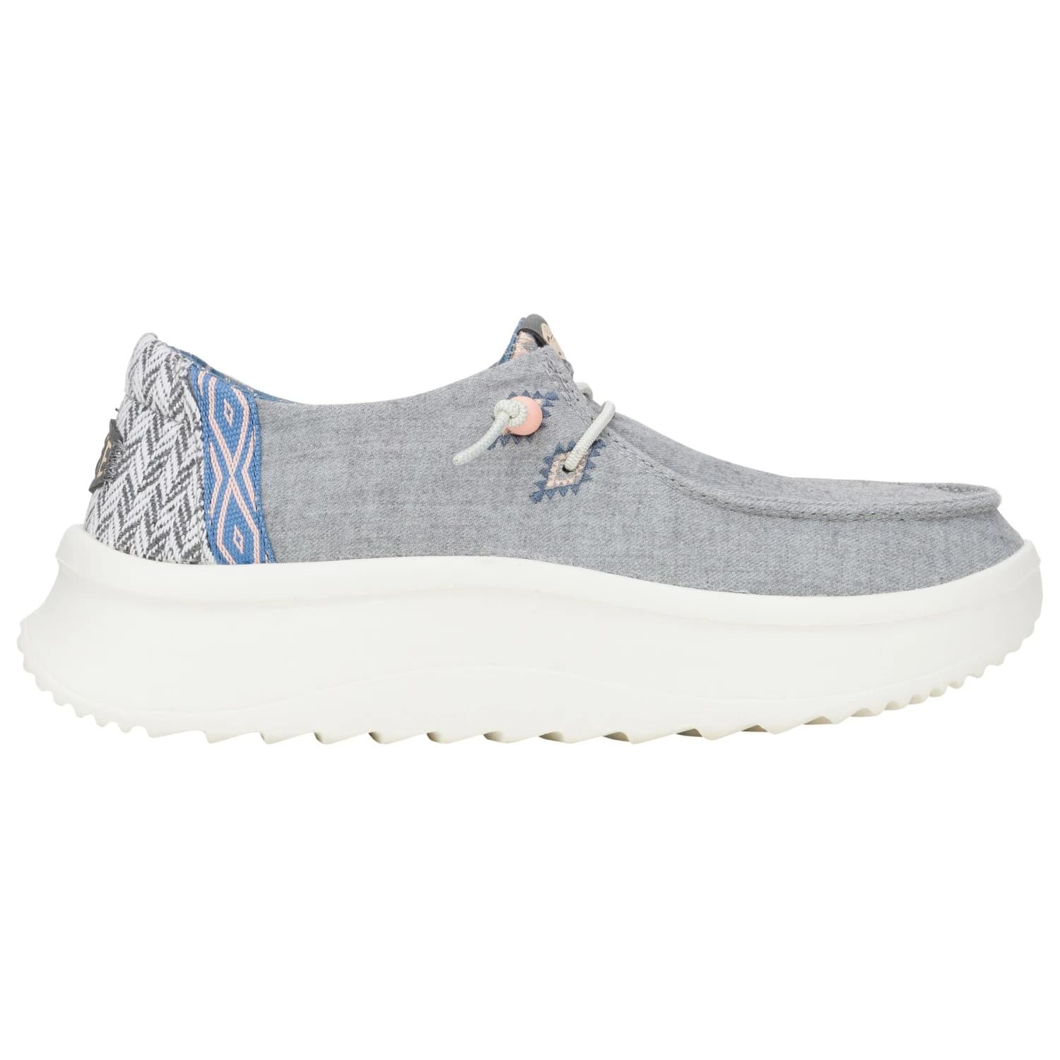 Дамски маратонки HeyDude Women's Wendy Peak Chambray Woven Sneakers - Grey