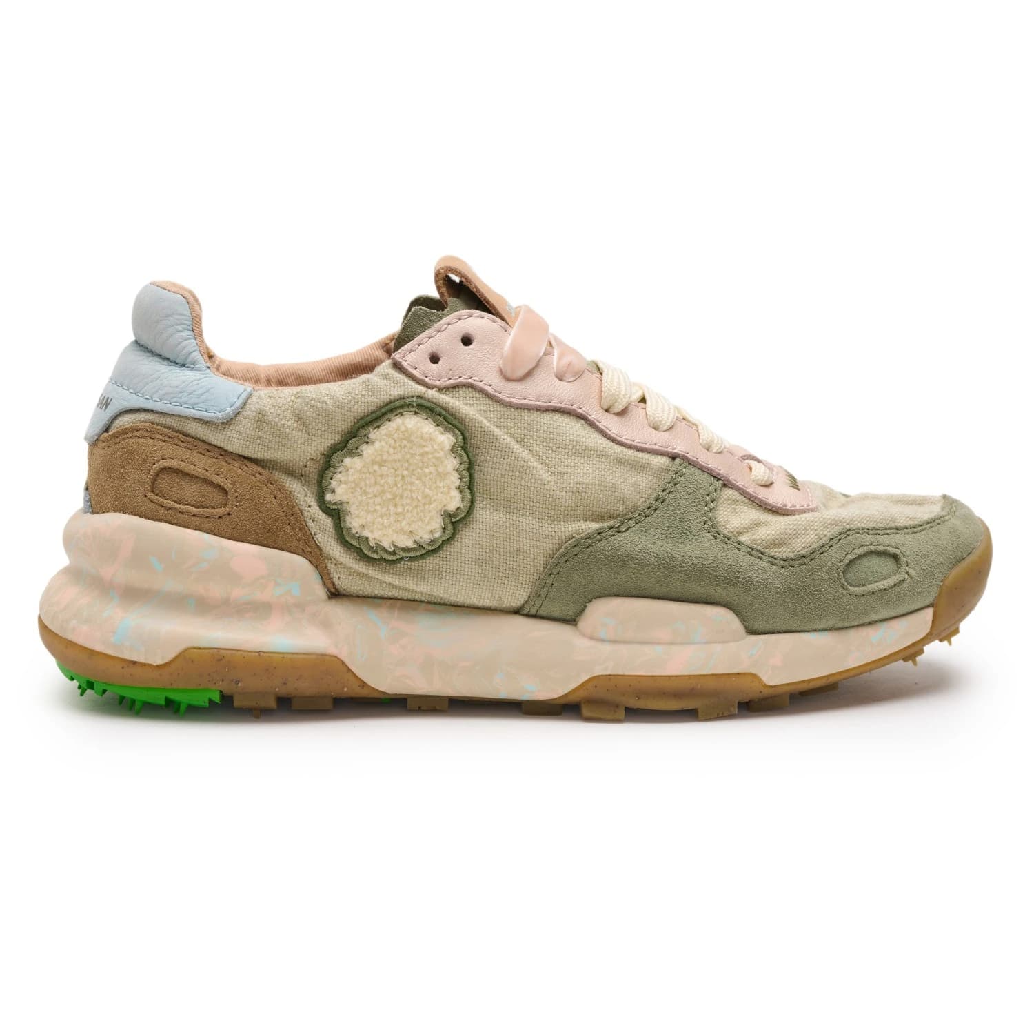 Дамски маратонки Satorisan Women's Chacrona Linen Sneakers - Urbanite Green W