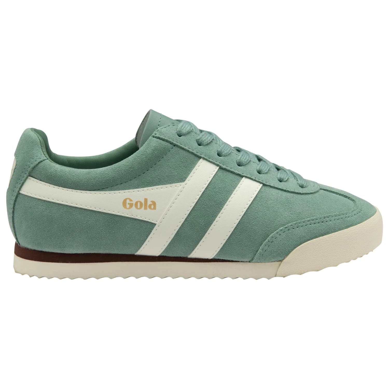 Дамски маратонки Gola Women's Apollo Sneakers - Green Mist / Off White / Dark Brown