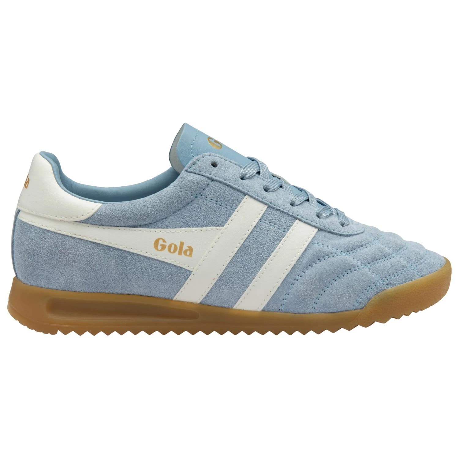 Дамски маратонки Gola Women's Stadium Suede Sneakers - Air / Off White