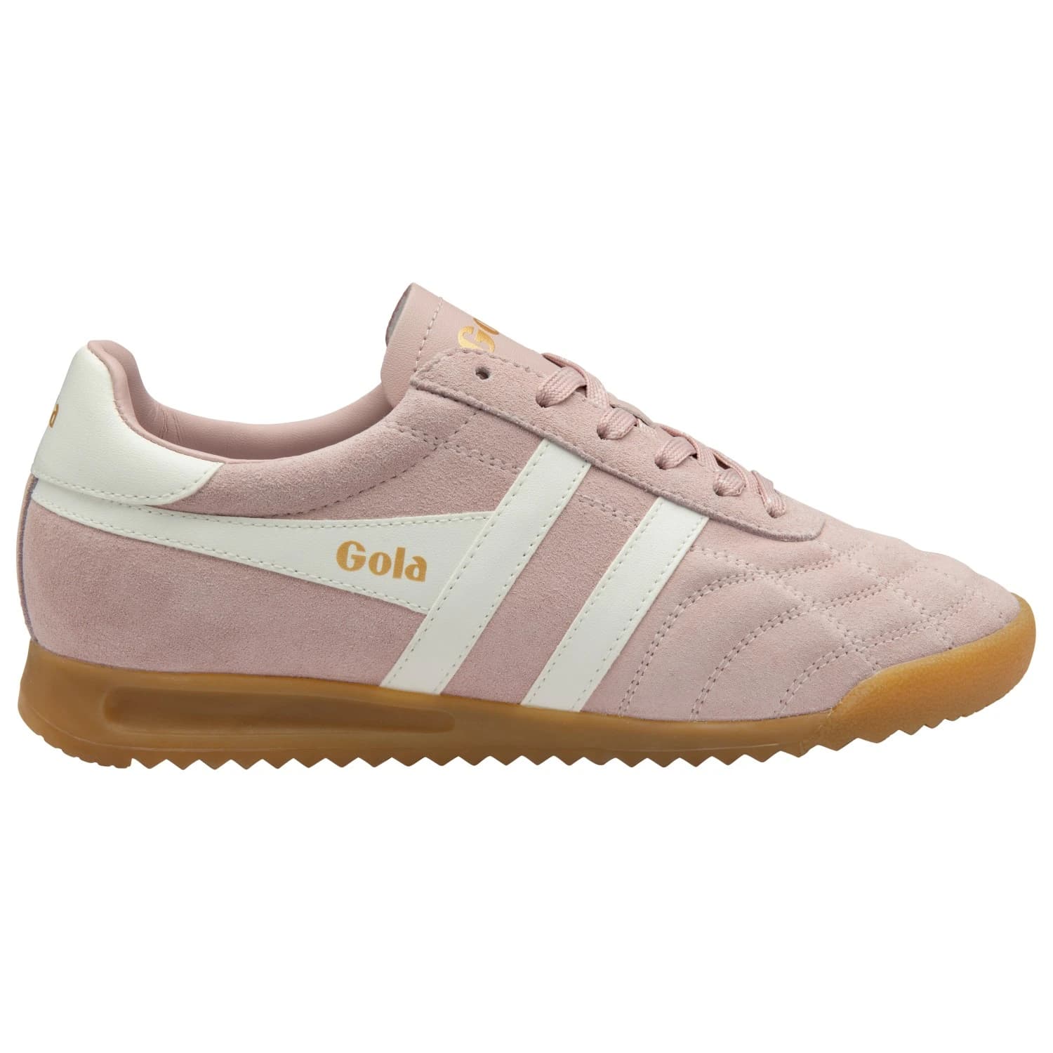 Дамски маратонки Gola Women's Stadium Suede Sneakers - Chalk Pink / Off White