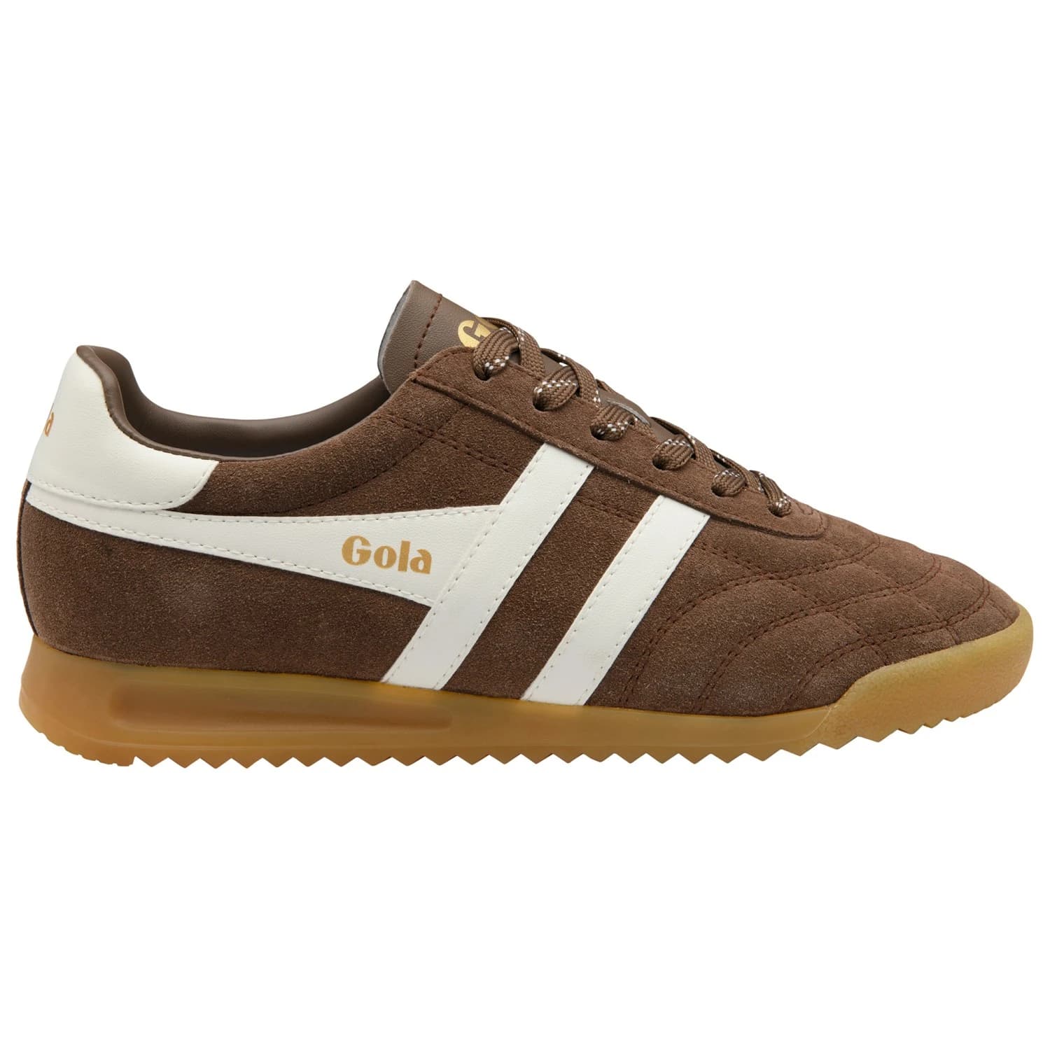 Дамски маратонки Gola Women's Stadium Suede Sneakers - Otter / Off White