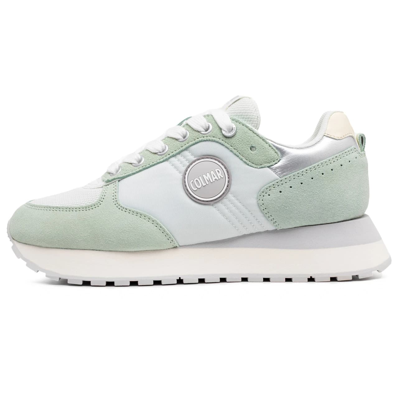 Дамски маратонки Colmar Active Women's Travis Authentic Sneakers - Light Green / Gray