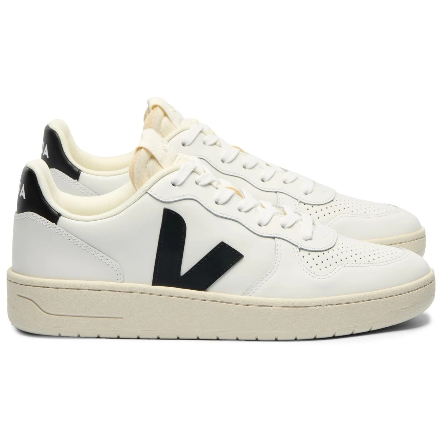 Дамски маратонки Veja Women's V-10 Prime Sneakers - Ex White / Black