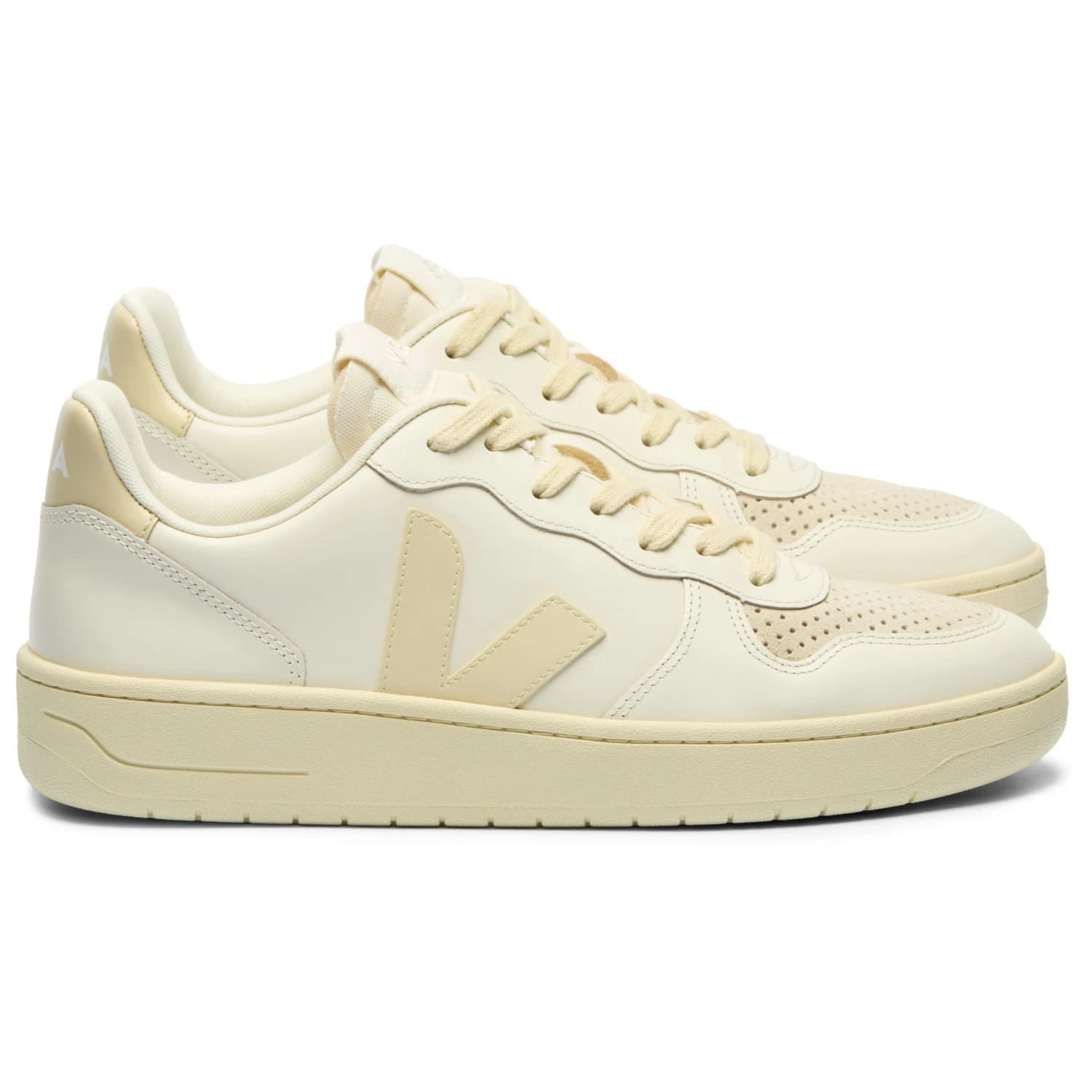 Дамски маратонки Veja Women's V-10 Prime Sneakers - Pure / Calcaire