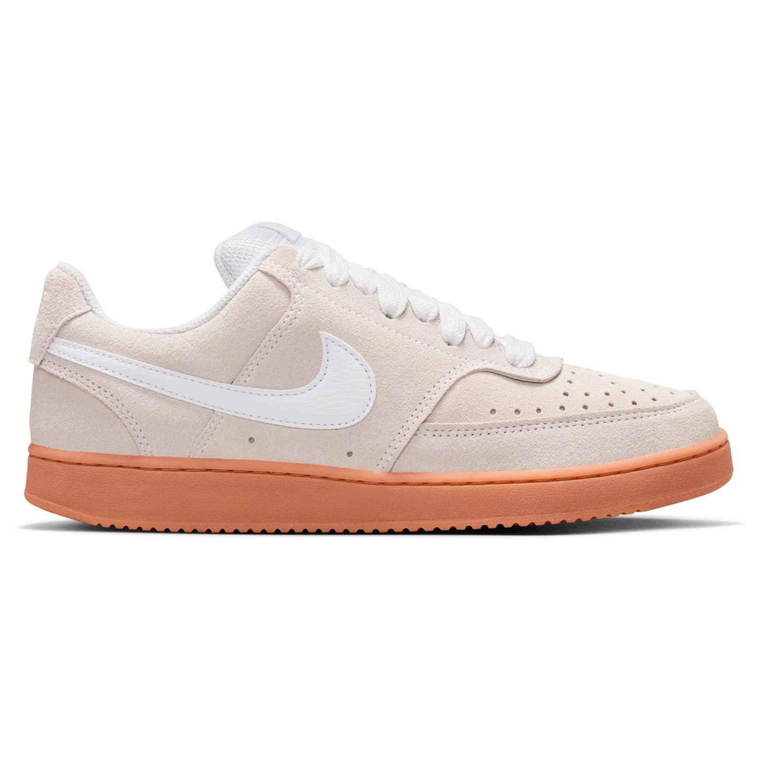 Дамски маратонки Nike Women's Court Vision LO FL Sneakers - White / Black / Gum Med Brown
