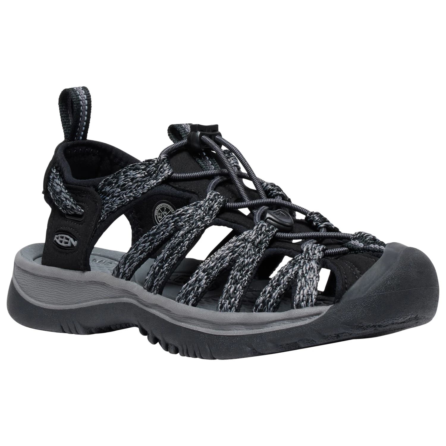 Дамски сандали Keen Women Whisper Sandals - Black / Steel Grey