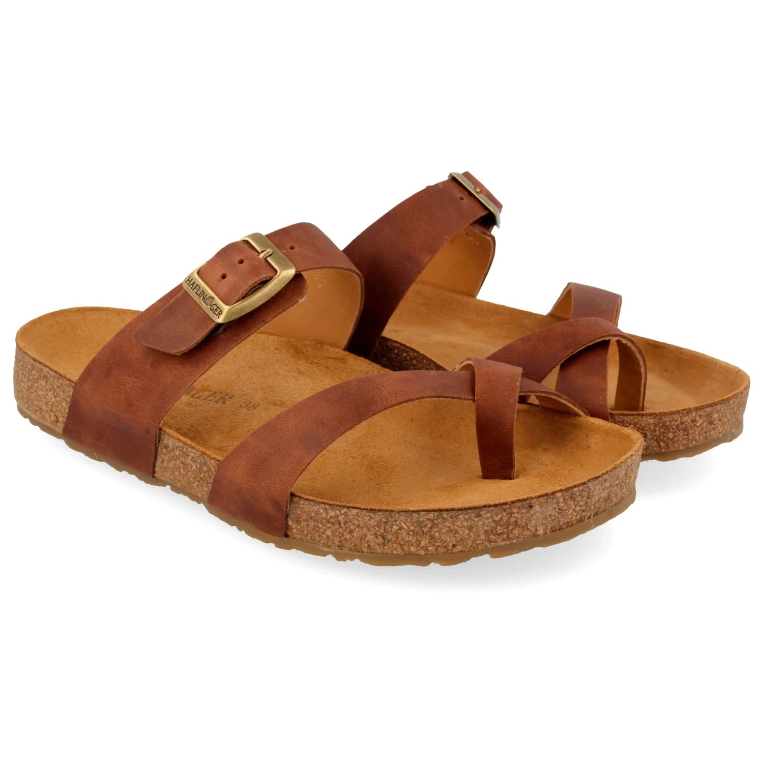 Дамски сандали Haflinger Women's Juno Sandals - Brown Country