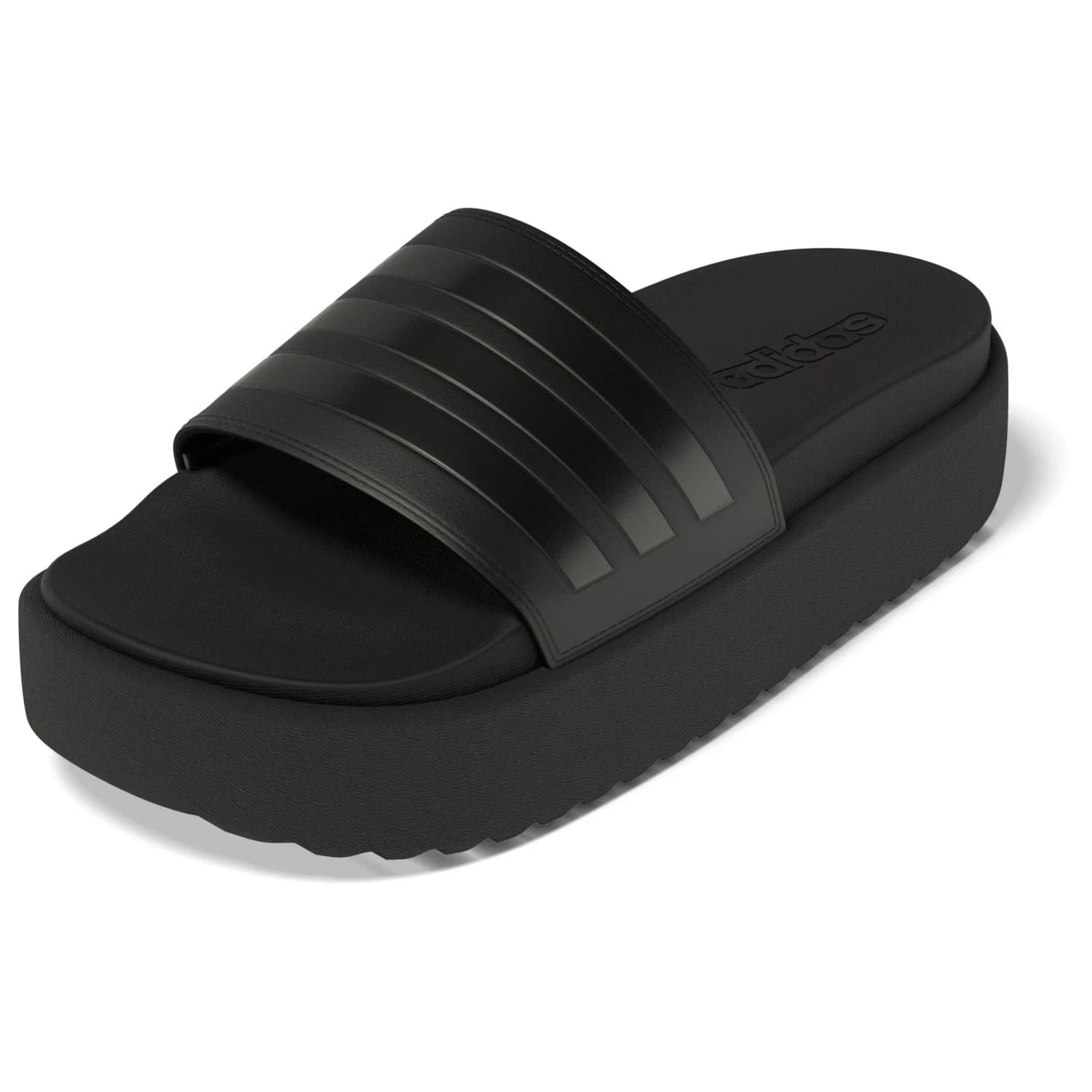 Дамски сандали adidas Women's Adilette Platform Slides Sandals - Core Black / Core Black / Core Black