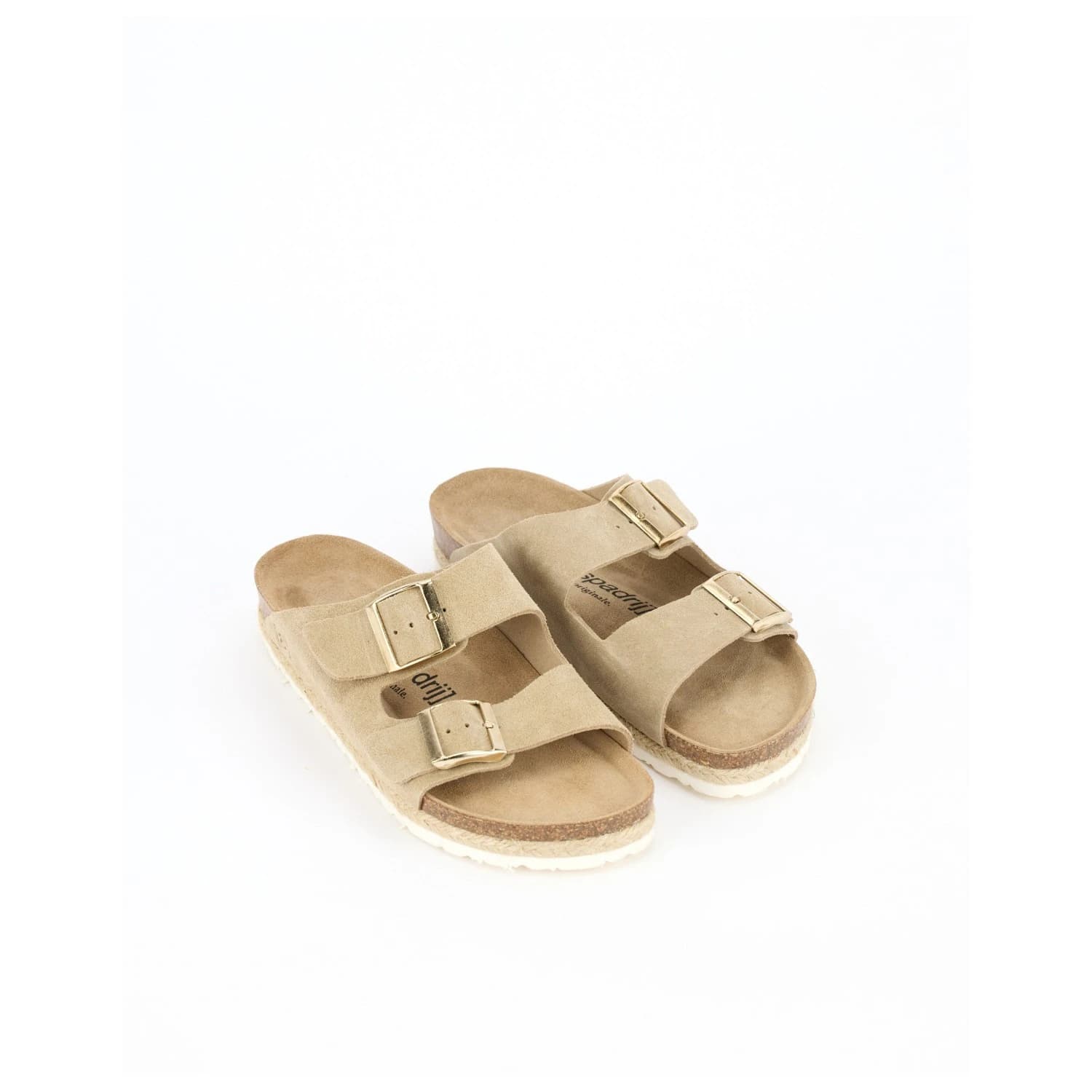 Дамски сандали Espadrij Women's Ami Velour Sandals - Beige