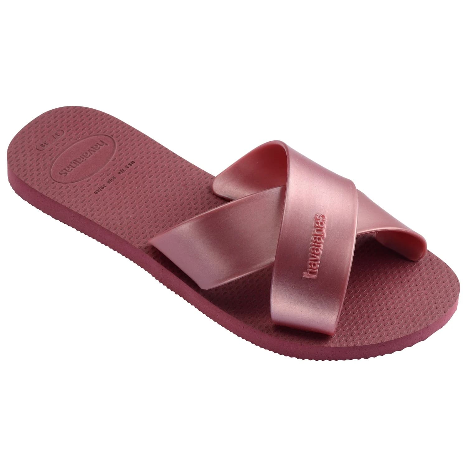 Дамски сандали Havaianas Women's Aqua Metallic Sandals - Amaranth