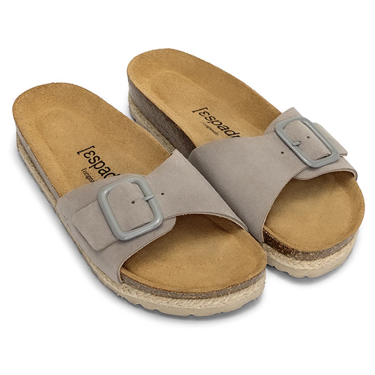 Сандали Espadrij Women's Copine Mono Velour Sandals - Sable
