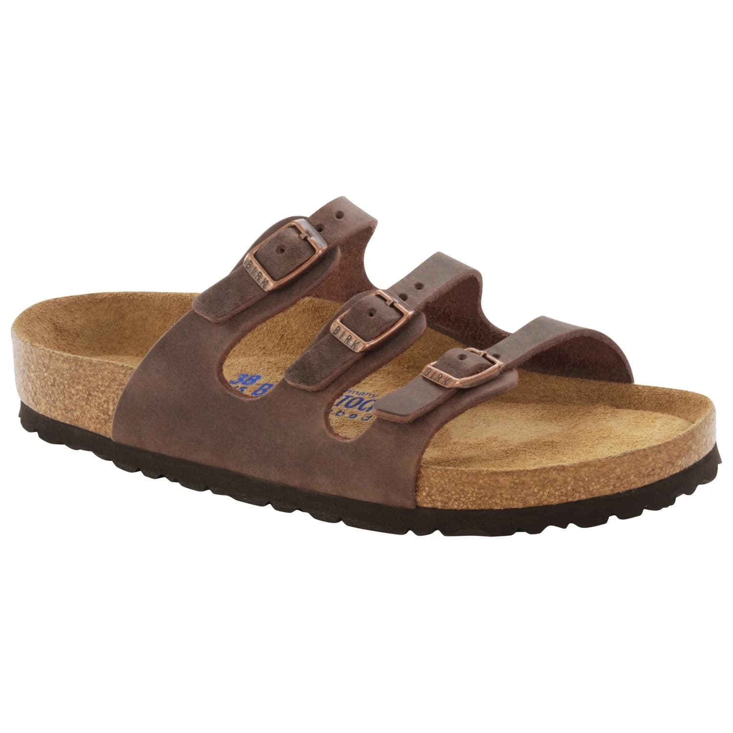 Дамски сандали Birkenstock Women's Florida Soft Footbed Leather Oiled Sandals - Habana