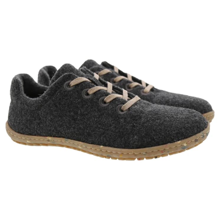 Дамски обувки barefoot Koel Women's Ines Eco Merino Barefoot shoes - Dark Grey